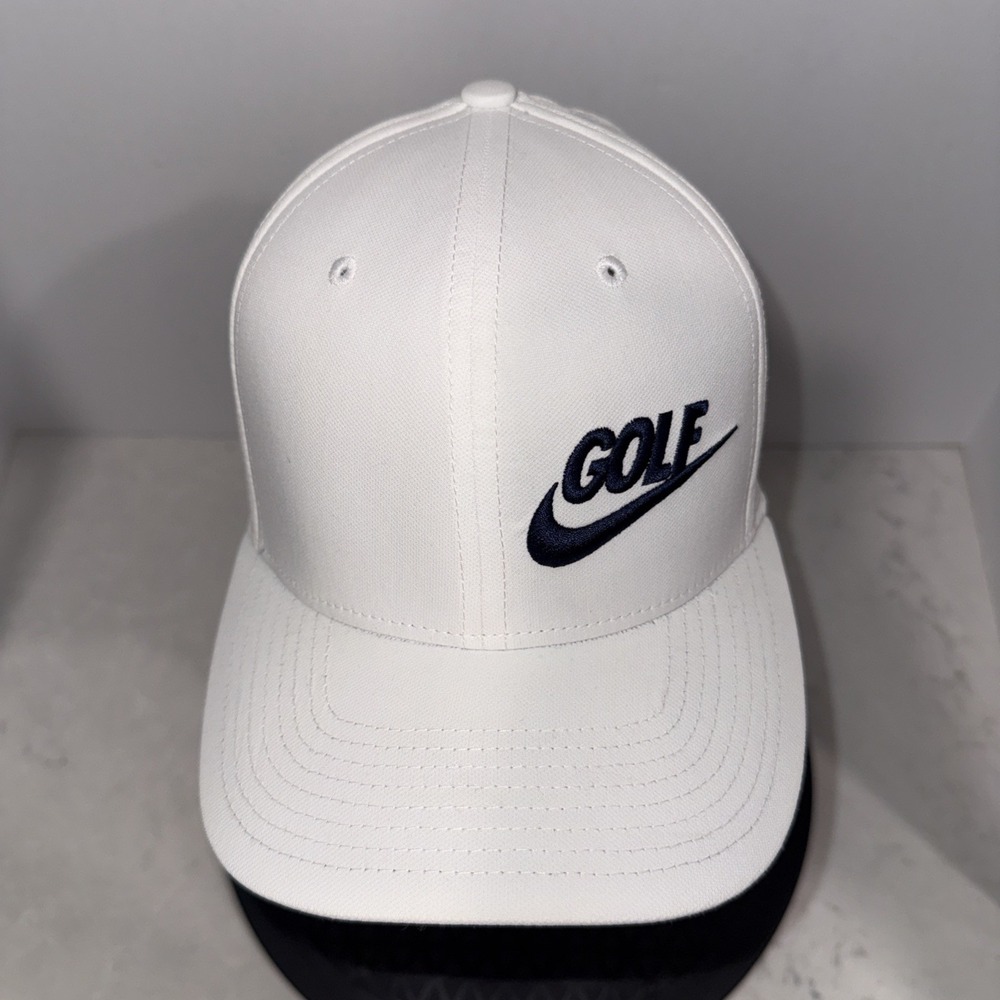 Nike Golf Classic 99  Hat Unisex Dri-Fit  NAVY WHITE FLAG SWOOSH